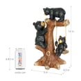 thumbnail image 4 of Exhart Hand Painted Bear Family Tree Garden Statuary, 14 inch, Resin, Multicolor, 4 of 7