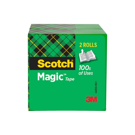 Scotch Magic Tape Refill Rolls, 0.75 X 1000 Inches - 2 Ea, 6 Pack