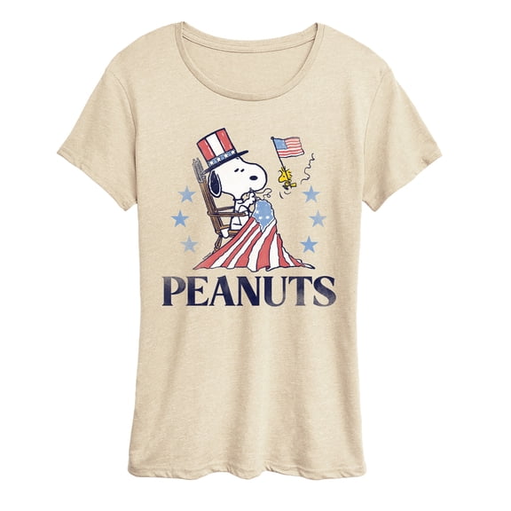 Peanuts - Betsy Ross Snoopy Short Sleeve Graphic T-Shirt
