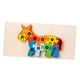 thumbnail image 5 of Rompecabezas de madera para niños pequeños, bloques de madera, rompecabezas multicolor, lindo, educación temprana Caballo, 5 of 9