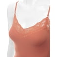thumbnail image 5 of Bozzolo Women Junior & Plus Adjustable Spaghetti Strap Lace Trim Tunic Tank Top Camisoles, 5 of 5