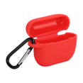 thumbnail image 1 of Funda protectora de silicona para auriculares IOS Pro/III, funda de carga para auriculares Bluetooth, color rojo, 1 of 5