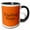 Black/White, variant on 3drose, Orange Trade Ninja, 11oz Magic Transforming Mug
