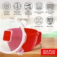 thumbnail image 3 of Rapid 1-Piece Cup Noodle/Soup Bowl with Lid,   Microwave Soup & Noodles in Minutes, Dishwasher-Safe, Microwaveable, & BPA-Free, 3 of 7
