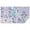 Blue and Pink, variant on Black Geometric Triangle Striped Pattern Rectangle Tablecloth 60"x84",Waterproof Polyester Rectangle Table Cloth, Wipeable Spillproof Polyester Tablecloth for Dining, Camping, Indoor and Outdoor