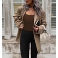 thumbnail image 2 of 2 Pack Women's Scoop Neck Tops Long Sleeve Slim Fit T Shirt Thermal Shirts Basic Tight Tee XS-XXL, 2 of 3