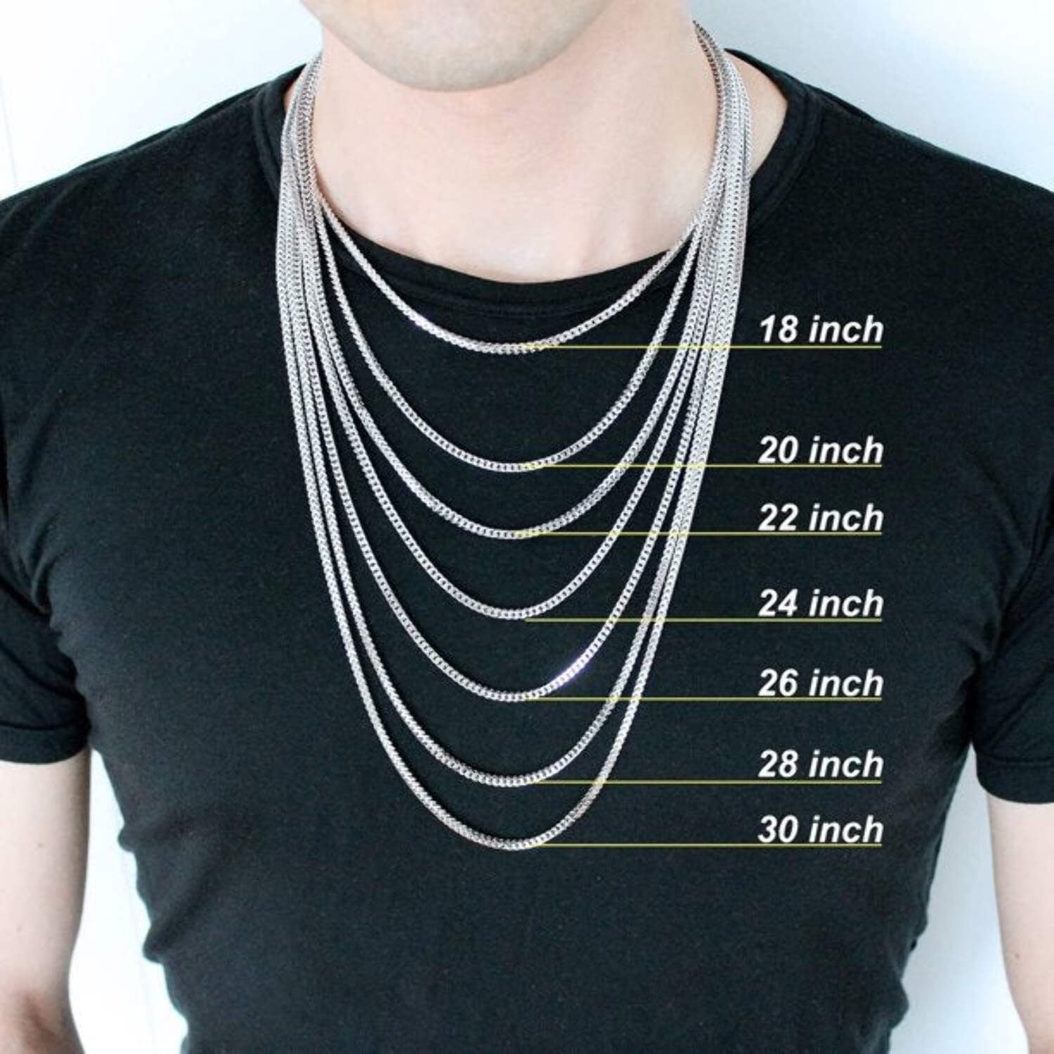 Incredible Chic Collections 24K Gold Plated Rope Chain Necklace with Cross Pendant, 3mm 20"