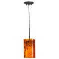 thumbnail image 2 of Meyda Tiffany 111348 5" Square Quadrato Magma Mini Pendant - Magma, 2 of 4