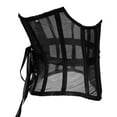 thumbnail image 5 of KHONTS,Mesh Corset Waist Trainer for Women Underbust Corset Lace up Waist Cincher Shapewear Body Shaper Black M, 5 of 6