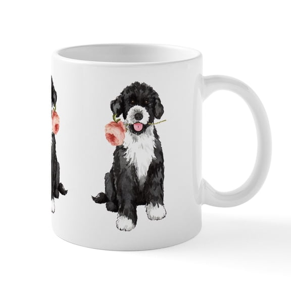 CafePress - PWD Rose Mug Mugs - 11 oz Ceramic Mug - Novelty Coffee Tea Cup