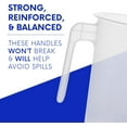 thumbnail image 3 of 1 Gallon Measuring Pitcher 3-Pack | 3.785 Liter Shatterproof Plastic Large Graduated Mixing Pitchers, 1 Gallon (128 Fl Oz), 3 of 4