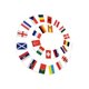 thumbnail image 1 of Banderines del Campeonato Europeo de Fútbol 2024, 24 equipos, para decoración de jardines, bares y fiestas, 1 of 8