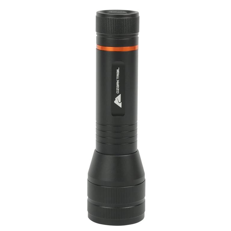 Ozark Trail Waterproof 1500 Lumen Focusing Flashlight with Bonus
