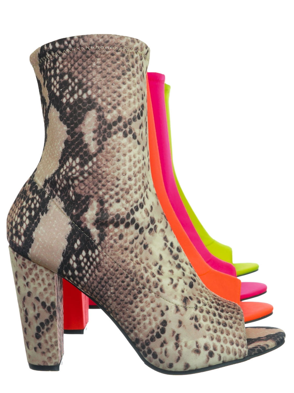 bamboo platform booties