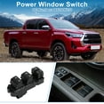 thumbnail image 2 of Interruptor de ventana eléctrica Unique Bargains No.848200K270 para el lado del conductor delantero izquierdo para Toyota Hilux Revo 2015 Negro, 2 of 7