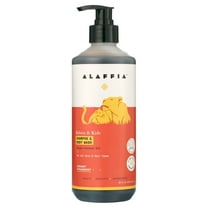 Alaffia Shampoo Body Wash Babies Kids Coconut Strawberry, 16 oz