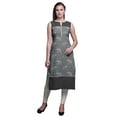 thumbnail image 1 of Bimba Kurtis Sans Manches pour Femmes, Kurta Droite Imprimée pour Femmes, Haut Indien X-Small, 1 of 5