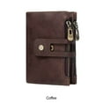 thumbnail image 2 of relayinert Exquisite Leather Wallet For Men Durable And Scratch-proof Waterproof Cowskin Men Wallet Coin Purses coffee, 2 of 6