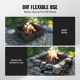 thumbnail image 4 of VEVOR Fire Pit Ring, 42x42 in Outer/36x36 in Inner Diameter, 10inch Height Square Fire Pit Insert, Heavy Duty Carbon Steel Liner DIY Campfire Ring above or In-Ground, for Outdoor Camping, Bonfires, 4 of 9