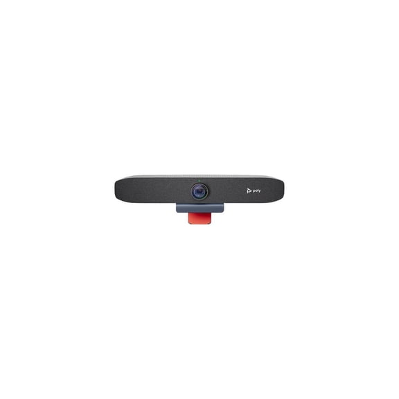 Open Box Poly Studio P15 Personal Video Bar (Plantronics + Polycom) - Complete Audio + Premium 4K Webcam Solution - Camera, Mics & Speaker - Home Office/Focus Room -Works w/Zoom (Certified) & Teams (Certified)