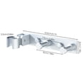 thumbnail image 3 of Kokovifyves Storage & Organization Shower Rack for Shower Head,Water Tap Shower Shelves with Hanging Hook Shower Hooks for Inside Shower , Stainless Steel Shower Hanger Hook for Wall, Brushed H, 3 of 4