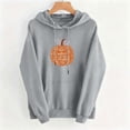 thumbnail image 4 of DIOAZUD Womens Halloween Sweatshirts Plus Size Pumpkin Graphic Pullover Hoodies Stretch Classic Long Sleeve Sweater Tops Halloween Clothes, 4 of 5