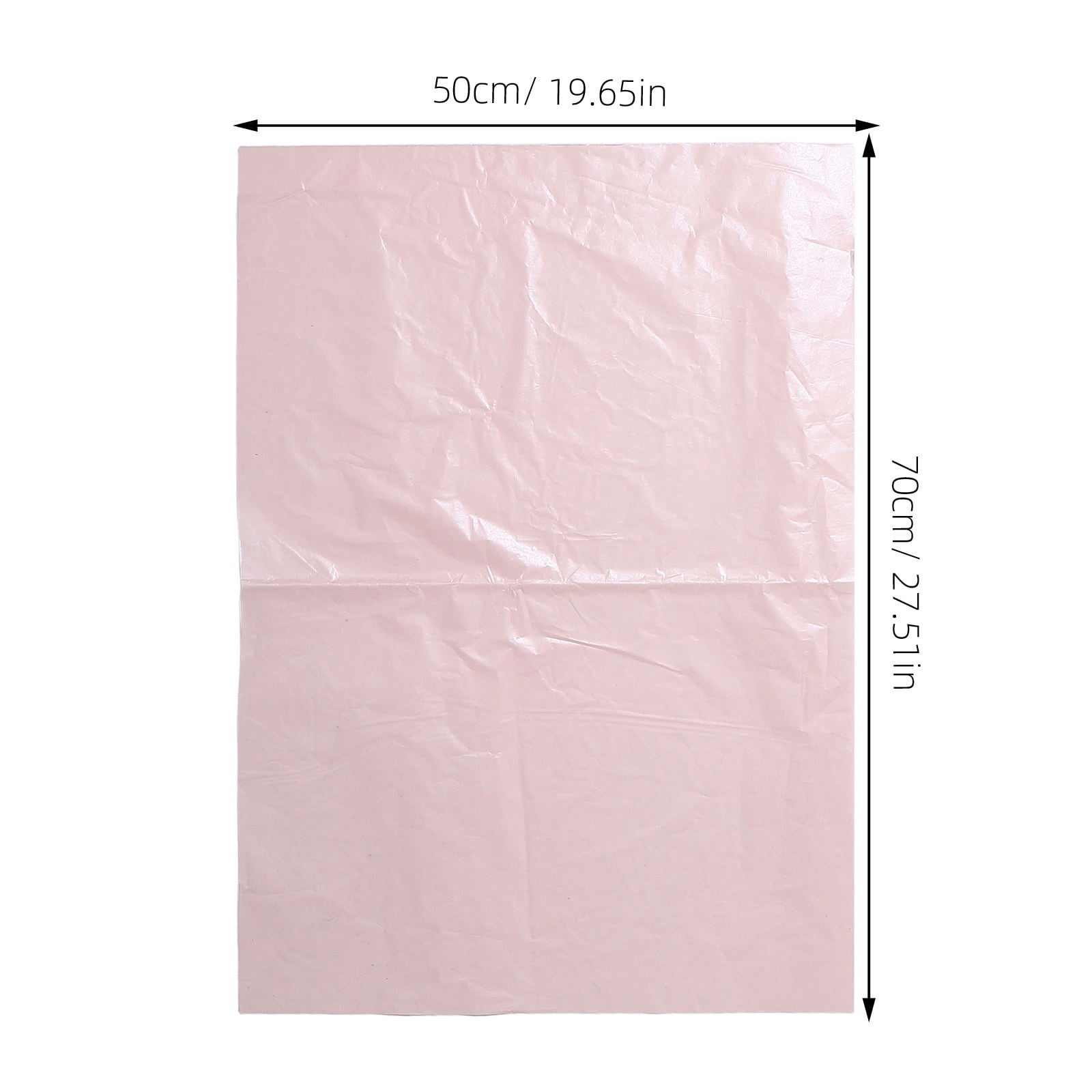 FOMIYES 60Pcs Iridescent Floral Tissue Paper Sheets for Wrapping Bouquets with Handcrimped Craft Design
