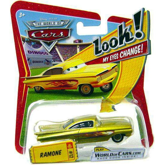 Disney Cars Lenticular Eyes Series 1 Ramone Diecast Car [Gold]