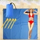 thumbnail image 1 of Manta de playa Desiderio, mantas de picnic compactas con 4 clavos molidos, impermeable, plegable, tapete a prueba de arena, accesorios de playa, elementos esenciales de verano para exteriores para, 1 of 6