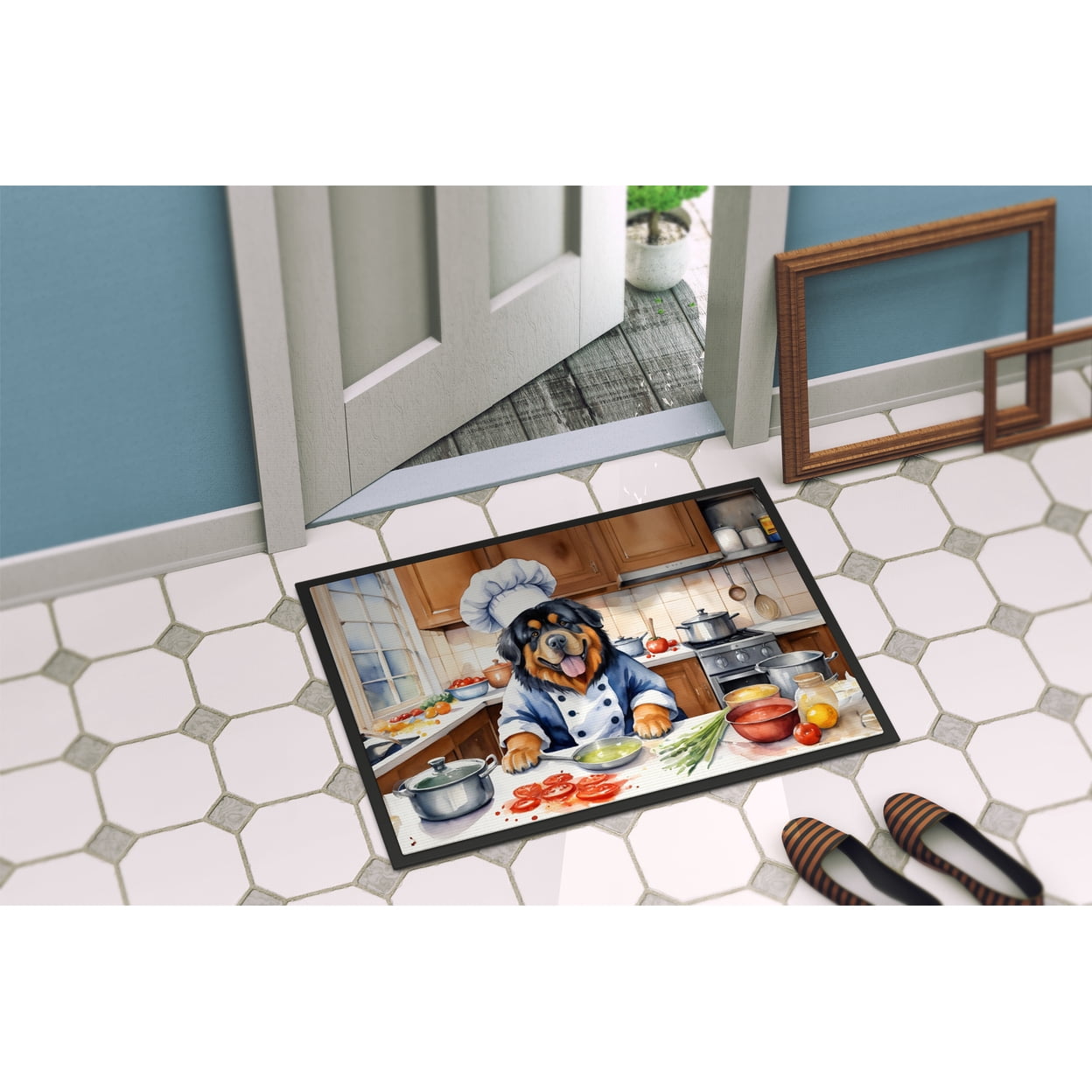 Tibetan Mastiff The Chef Doormat