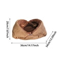 thumbnail image 4 of Winter Indoor Solid Color Warm Toned Small Mattress For . Blanket. Cat Bed. Bed., 4 of 8