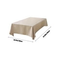thumbnail image 2 of sruoe Tablecloth, Rectangle Tablecloths, Waterproof Oilproof Washable Foldable Modern Beige Tablecloths, Table Cloth for Dining, Home, Party, Picnic, Nylon Spandex, 2 of 5