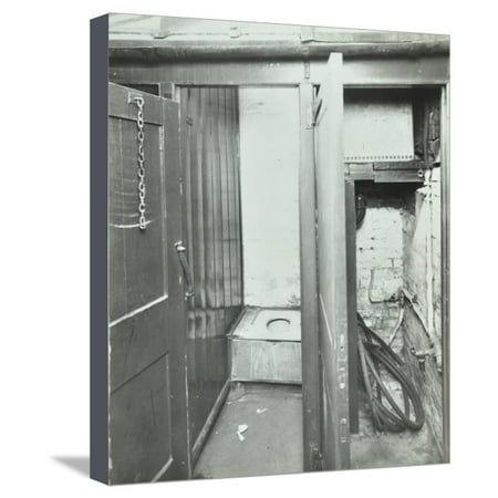 Outside Toilet, Belleville Road School, London, 1936 Stretched Canvas Print Wall (Best Primary Schools Outside London)