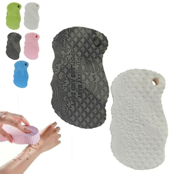 Super Soft Pain-Free Exfoliating Bath Sponge - Hypoallergenic Gentle Dead Skin Remover, Quick-Lathering Rich Foam, Durable Long-Lasting & Easy-to-Rinse Bath Essential, 2.75*5.31in, Green