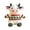 B1, variant on Cow Stuffed Animal Cute Throw Pillows Doll, 9" Cow Plush Gift Soft Toy for Teens, Cow Plushie Home Christmas Thanksgiving Decorations