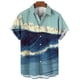 thumbnail image 2 of Camisetas con gráficos de olas del océano para hombres, ropa de surf 3D, camisas hawaianas de playa, camisetas de manga corta Y2K, ropa vintage, blusa con solapa, 2 of 5