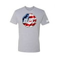 thumbnail image 2 of UFC Mens USA Country Flag Graphic T-Shirt, Grey, Small, 2 of 2