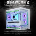 thumbnail image 2 of Lian-Li CS O11DMIV2FW Mini Tour Blanc 2x2.5SSD Ou 2x3.5HDD ATX MATX m-ITX, 2 of 7