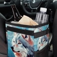 thumbnail image 6 of Wolf Car Trash Can: Foldable with Lid, Leak-Proof, Hanging Storage Bag - Car Garbage Can, Mini Trash Can, 6 of 6