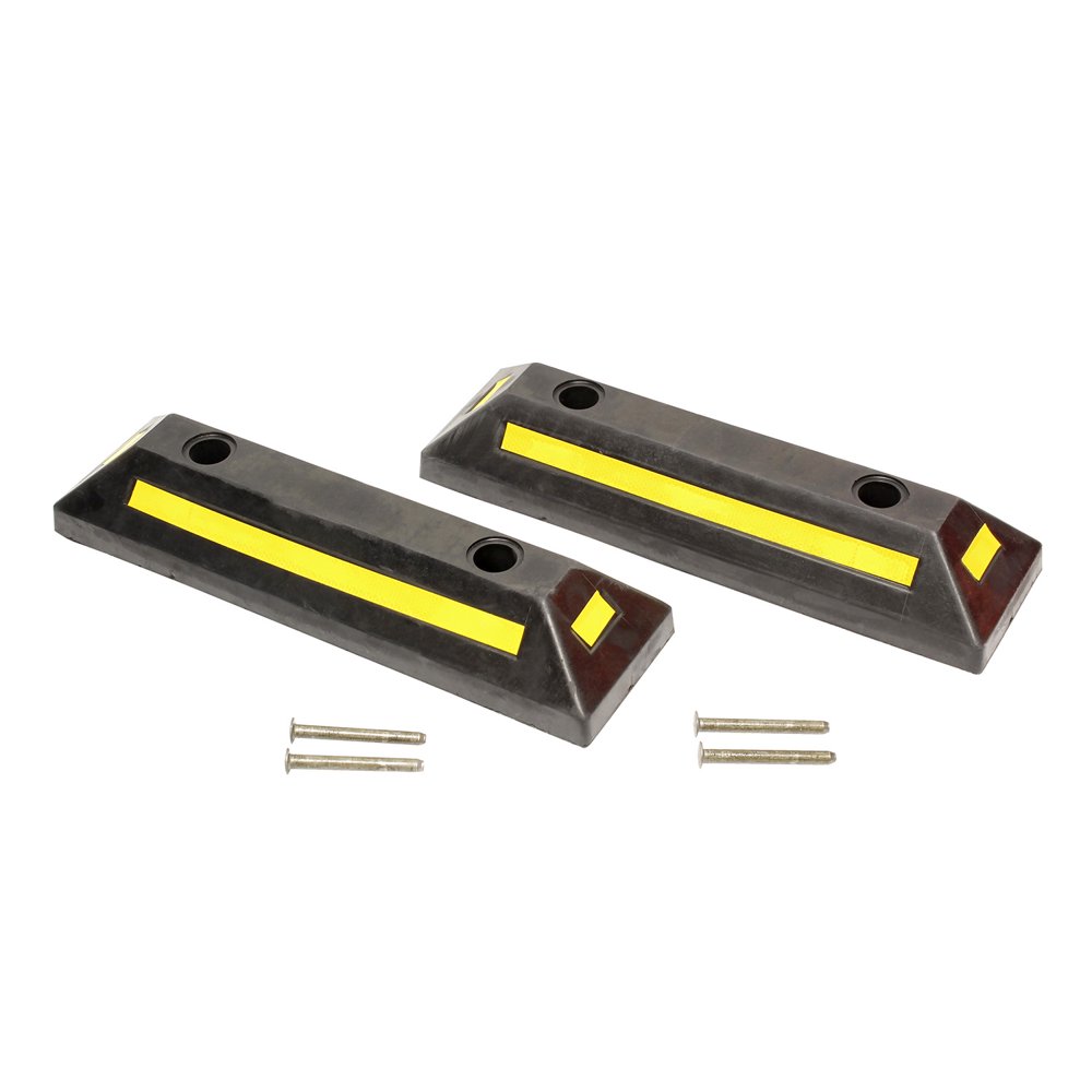 BISupply Rubber Wheel Chocks for Travel Trailers Car and RV Wheel