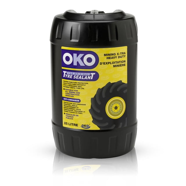 OKO México Sellador Antiponchaduras Vehiculos de Minería 25L