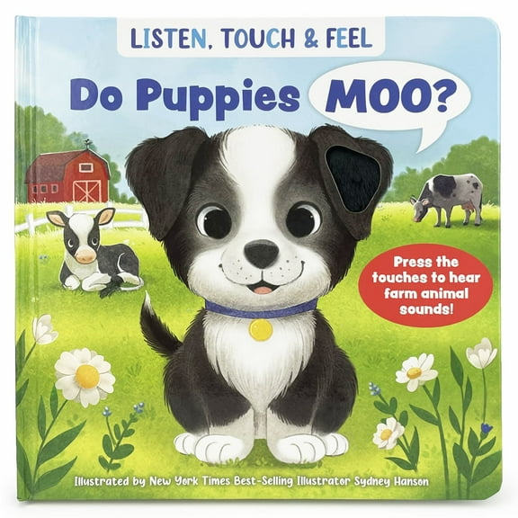 Listen, Touch and Feel Do Puppies Moo? (Board Book)