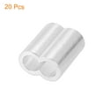 thumbnail image 6 of 20 Pack Aluminum Crimping Loop Sleeve for 1/4" Diameter Wire Rope, Double Ferrule Aluminum Wire Rope Sleeve, 6 of 6
