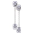 thumbnail image 2 of Pestillo multiuso Dreambaby Twist 'N Lock de plástico gris/blanco, paquete de 2, 2 of 6