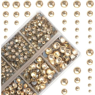 Hello Hobby Flat Back Rhinestones, Loose Gemstones - Assorted Shapes and Colors - 0.7 oz