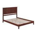 thumbnail image 5 of AFI Madison Full Low Profile Wood Platform Bed, Walnut, 5 of 9