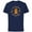 Navy, variant on Disney Princess Belle Holiday Gingerbread Season for Sweets - Short Sleeve Cotton T-Shirt for Adults - Customized-Black