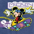 thumbnail image 3 of Disney - Standard Sports - SK8 Mickey - Retro Style - Toddler & Youth Girls Short Sleeve Graphic T-Shirt, 3 of 5