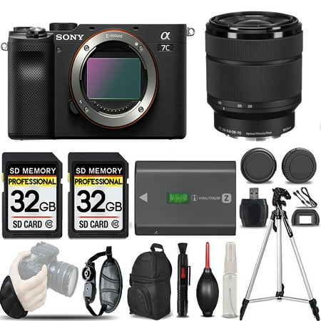 Sony a7C Camera (Black) Camera +28-70mm f/3.5-5.6 OSS Lens -LOADED KIT