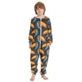 thumbnail image 2 of Toucan Head Pattern One Piece Pajamas Soft Jumpsuit Cozy Sleep and Play Romper Zipper and Pockets 9Y-11Y, 2 of 8